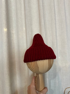 merino beanie bordeaux