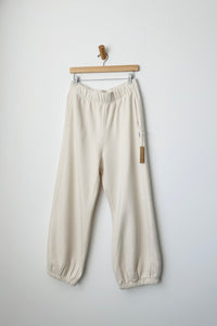 french terry balloon pants naturel LE BON SHOPPE