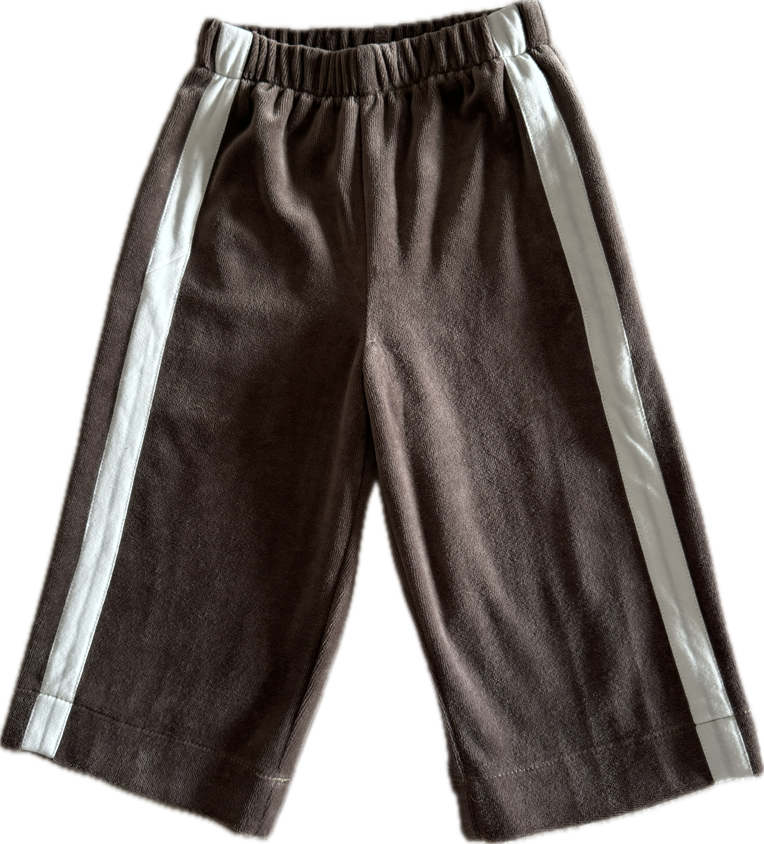 velour pants brown