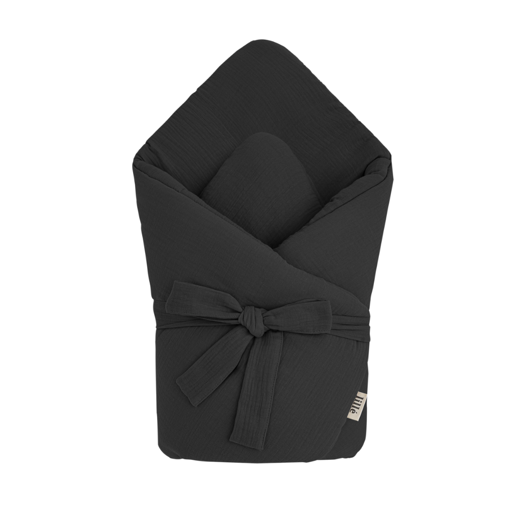 baby cone quilted charcoal