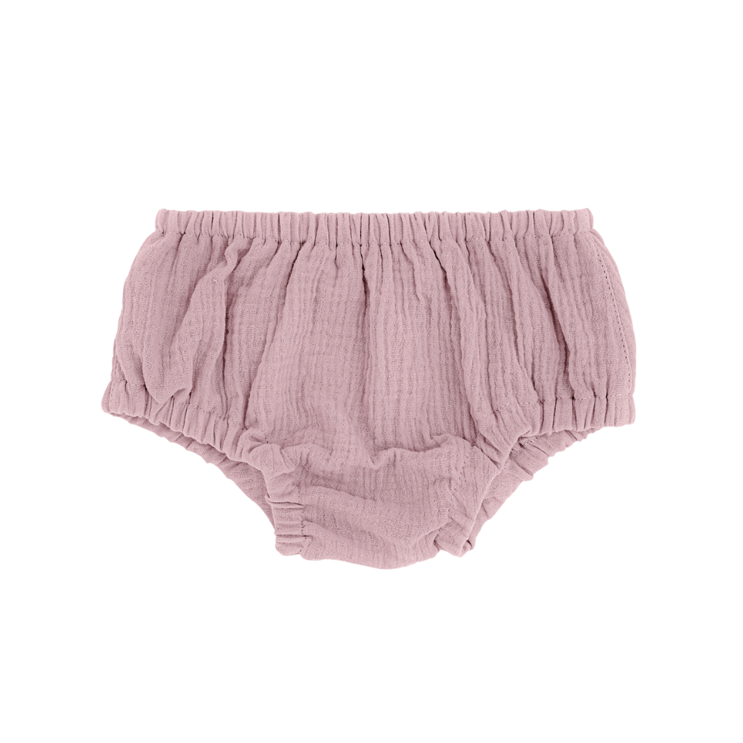 muslin bloomers (thin rubber band) dusty pink