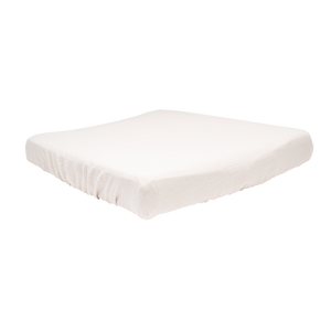 muslin changing pad cover cream