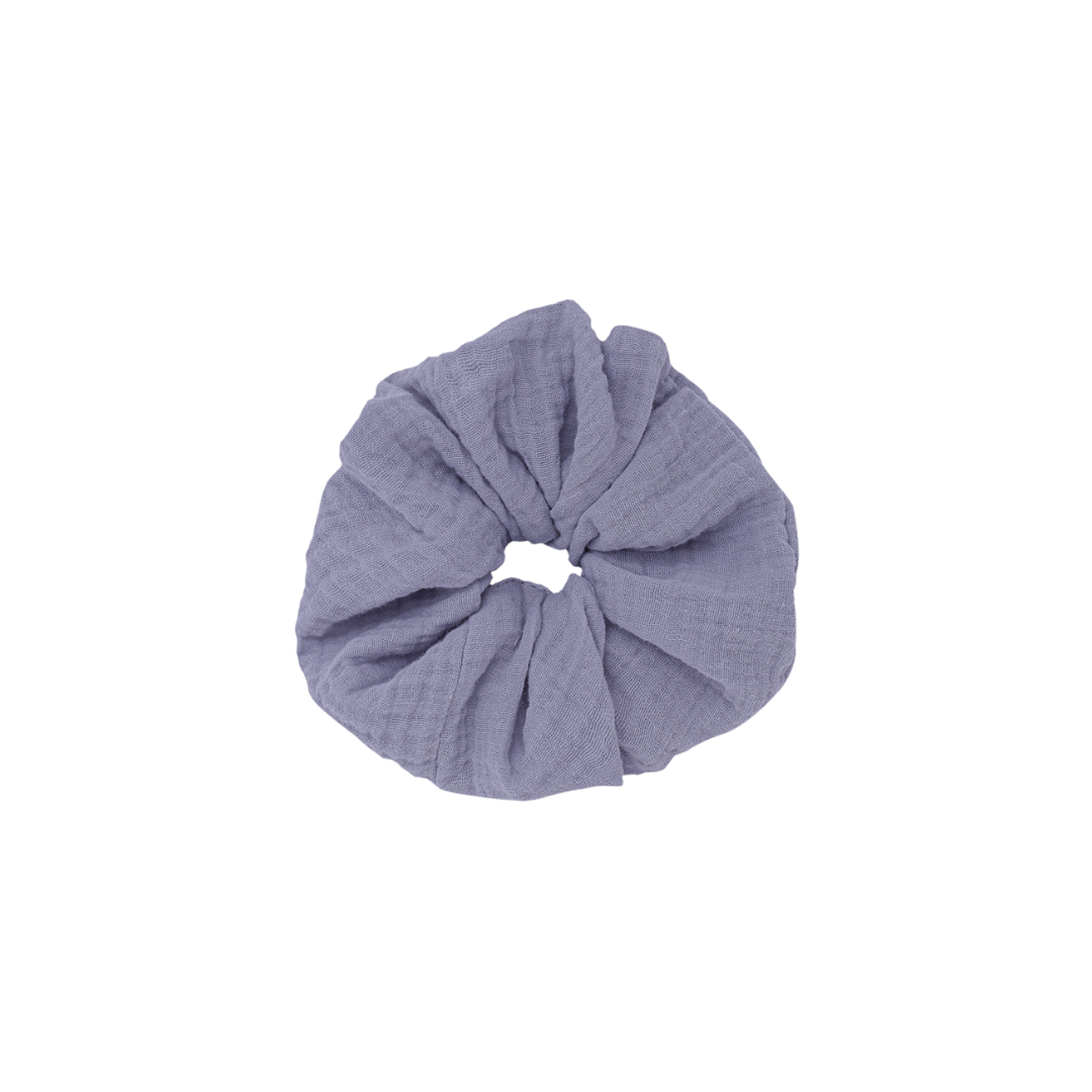 muslin scrunchie lavender
