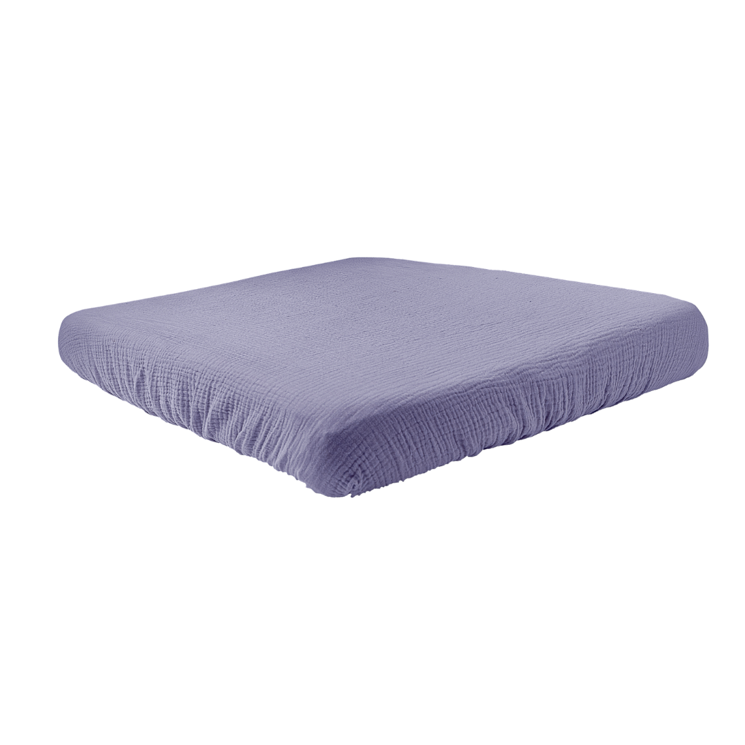muslin changing pad cover lavender