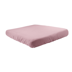 muslin changing pad cover dusty pink