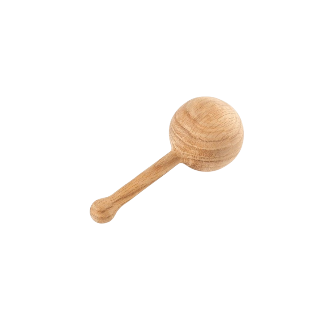 rattle made of certified wood - rustle