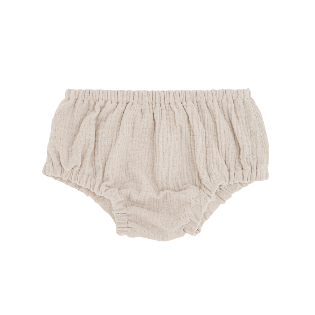 muslin bloomers (thin rubber band) beige