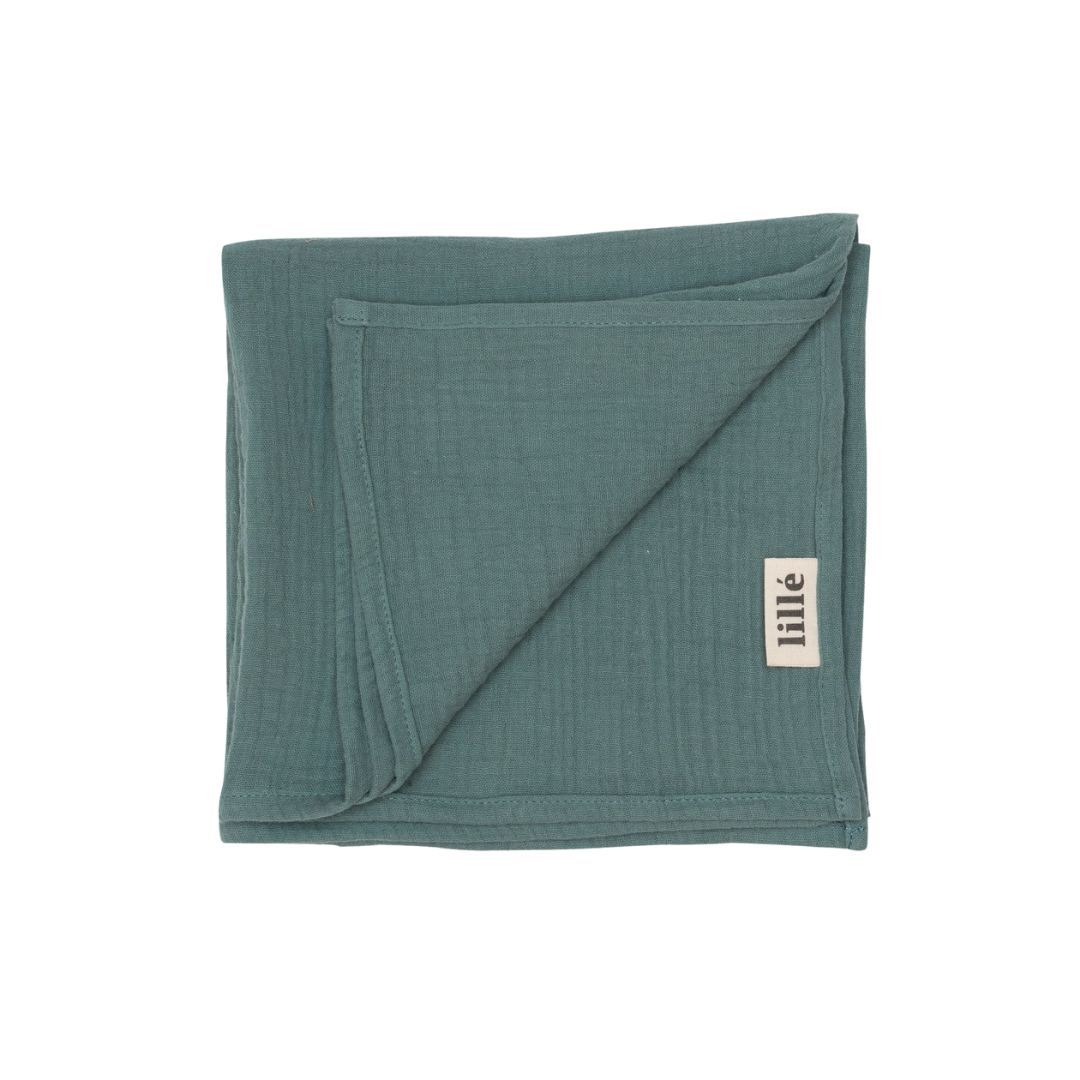 muslin swaddle perfect green