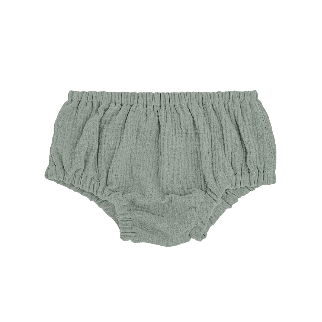 muslin bloomers (thin rubber band) sage