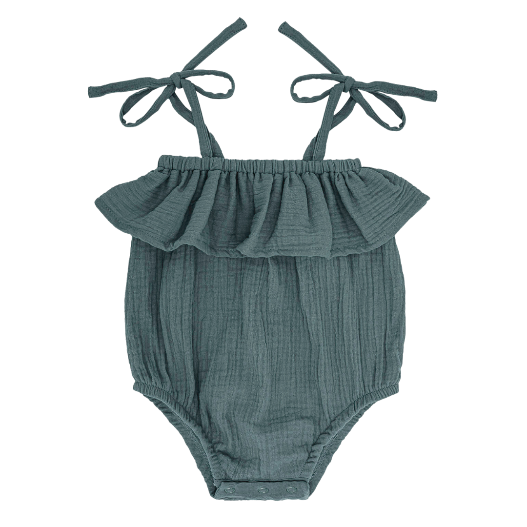 muslin romper Gaja perfect green