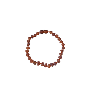 amber adult bracelet cognac raw