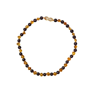 amber adult necklace honey amethyst