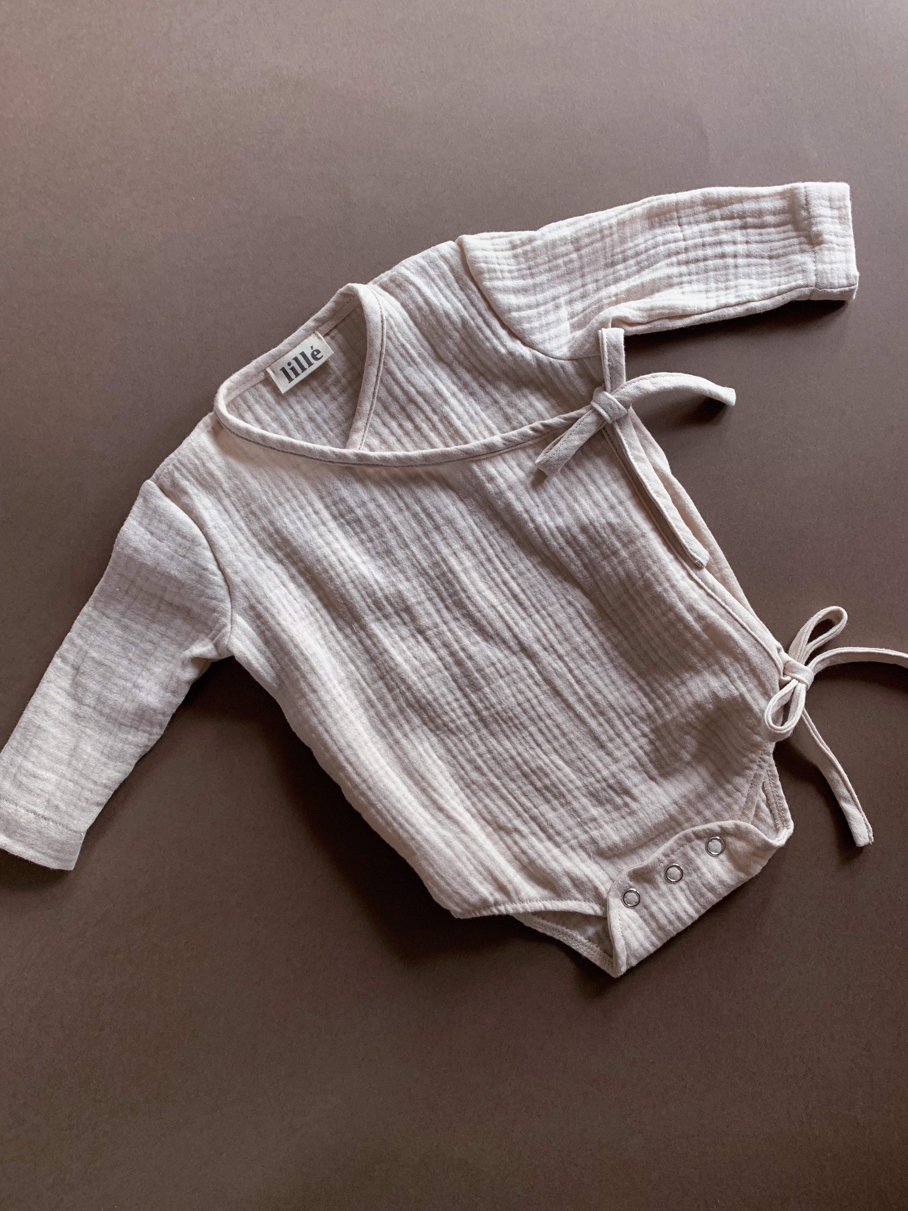 baby body kimono beige