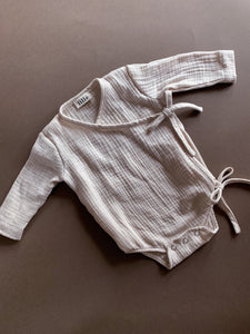 baby body kimono beige