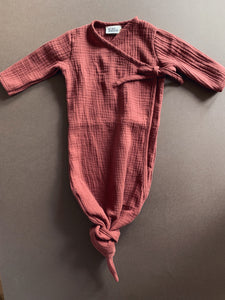 baby kimono gown auburn